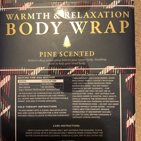NEW! Everyday Joe Warmth & Relaxation Body Wrap - Picture 4 of 4